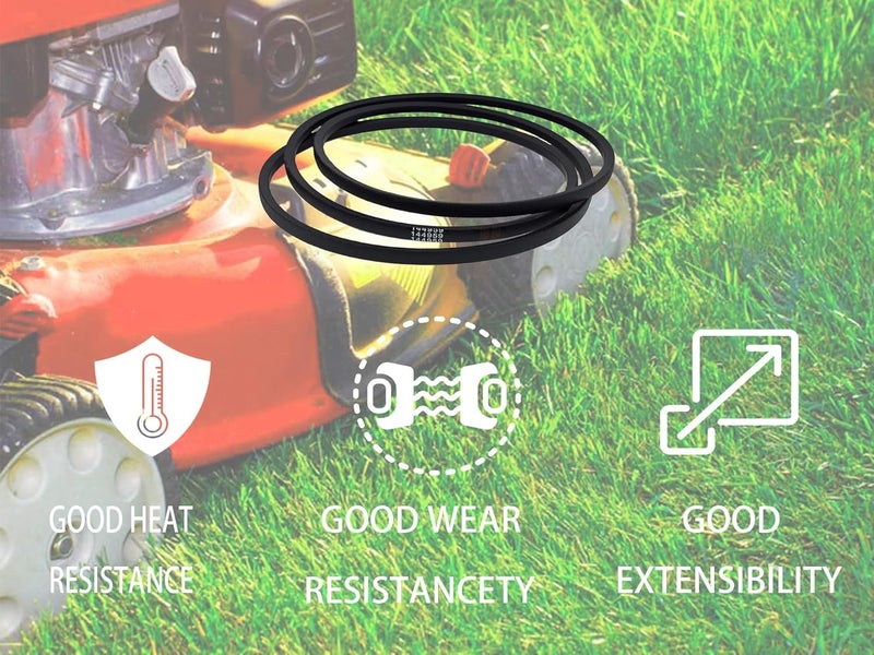 CTPOWER Replaces 144959 Mower Deck Belt, LT3000 DLT3000 DYT4000 LT150 YTH130 YT150 LTH1742 for Craftsman Husqvarna Poulan AYP Ariens 532144959 42 Inch/Aramid Cord / 95.400 inches - Image 4